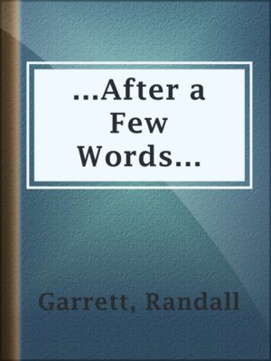 ...After a Few Words... - ebook